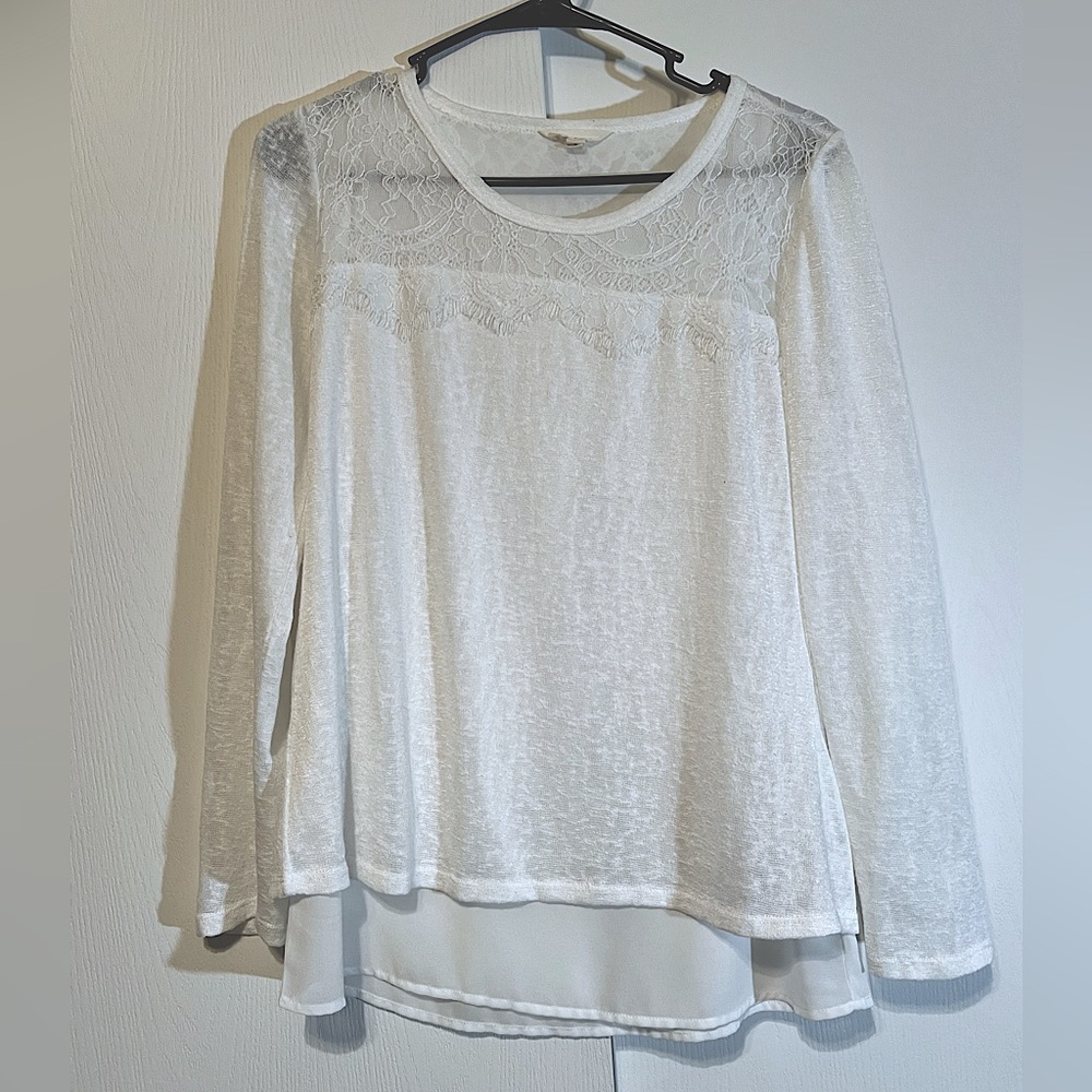 *GUC* Adiva Women’s lace/gauze top